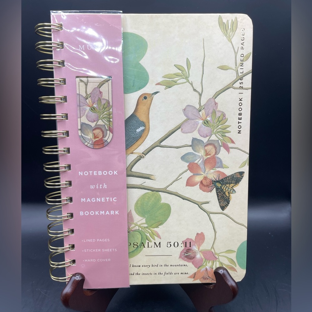 NEW Psalm 50:11 and Bird Journal with 2 Sticker Pages, 256 Lined Pages by